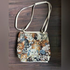 Vintage cat purse
